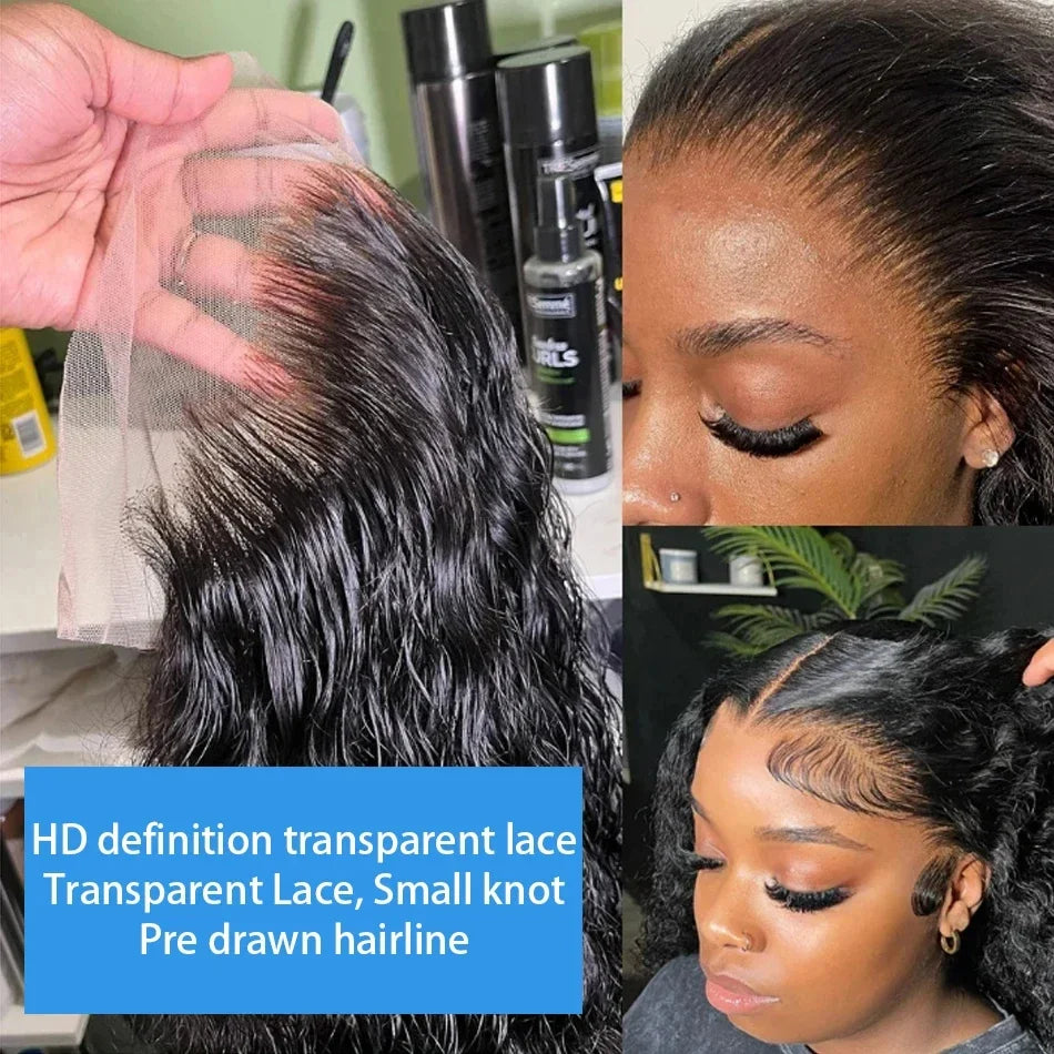 Glamazon 200% Density Curly Bob Wigs Human Hair Deep Wave Bob Wig 13×4 Lace Front Wig Deep Curly Human Hair Wigs Lace Front Wig For Women