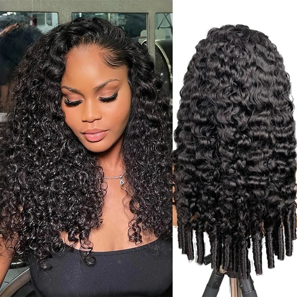 Glamazon Burmese Curly Human Hair 13x6 13x4 Transparent HD Lace Front Wig 7x6 HD Lace Pre Plucked Wig For Women 40 42 Inches Remy Hair Natural Color Wigs