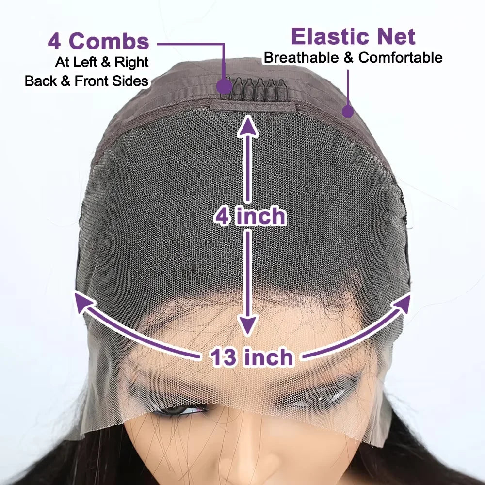Glamazon 200% Density Curly Bob Wigs Human Hair Deep Wave Bob Wig 13×4 Lace Front Wig Deep Curly Human Hair Wigs Lace Front Wig For Women