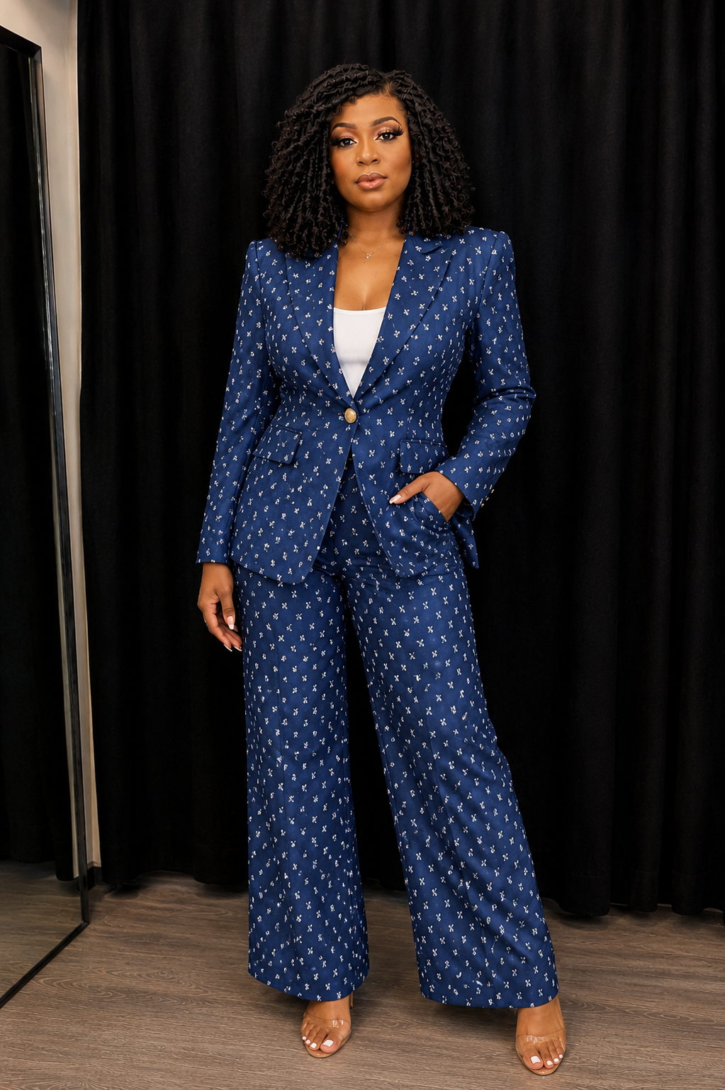 Denim and sequins