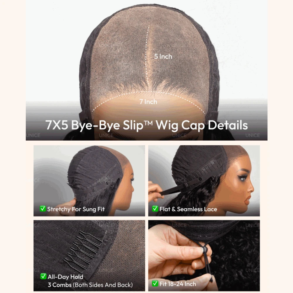 Glamazon 7x5 Pre Cut Lace Balayage Brown Body Wave Glueless Wig Pre Plucked Bleached Knots Natural Hairline 100% Human Hair Wigs