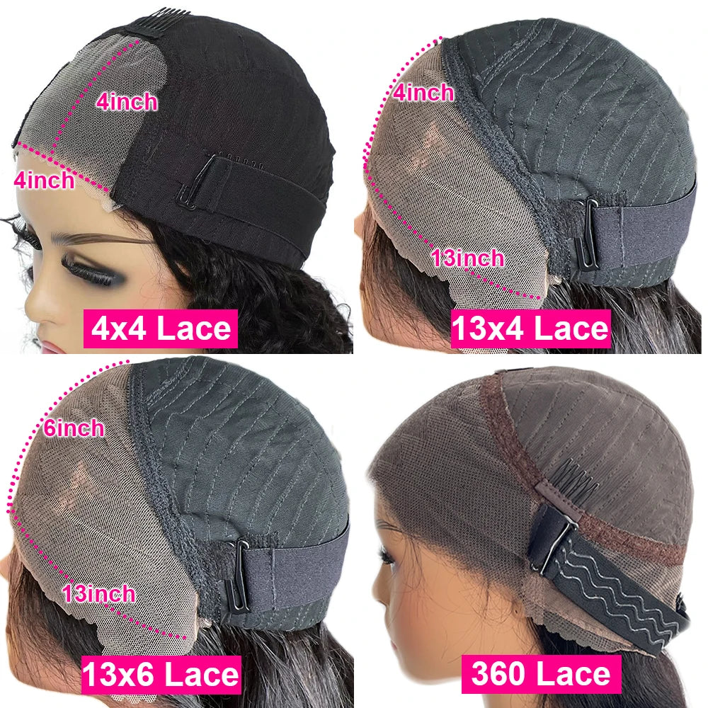 Glamazon 450 Density Glueless Wig Human Hair Afro Kinky Curly 13×6 HD Lace Frontal Wig 360 HD Transparent Lace Wig Human Hair Wear And Go